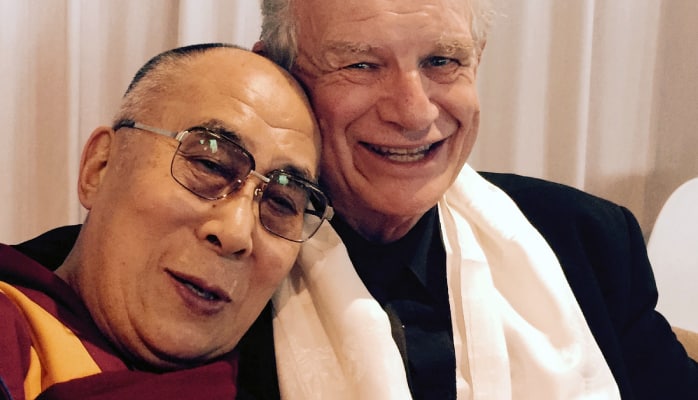 The Dalai Lama and Rev. Bill Crews.