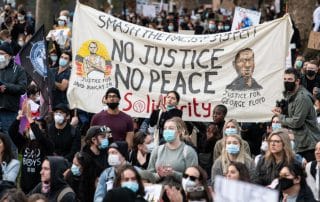 Black lives matter ralley in Sydney.